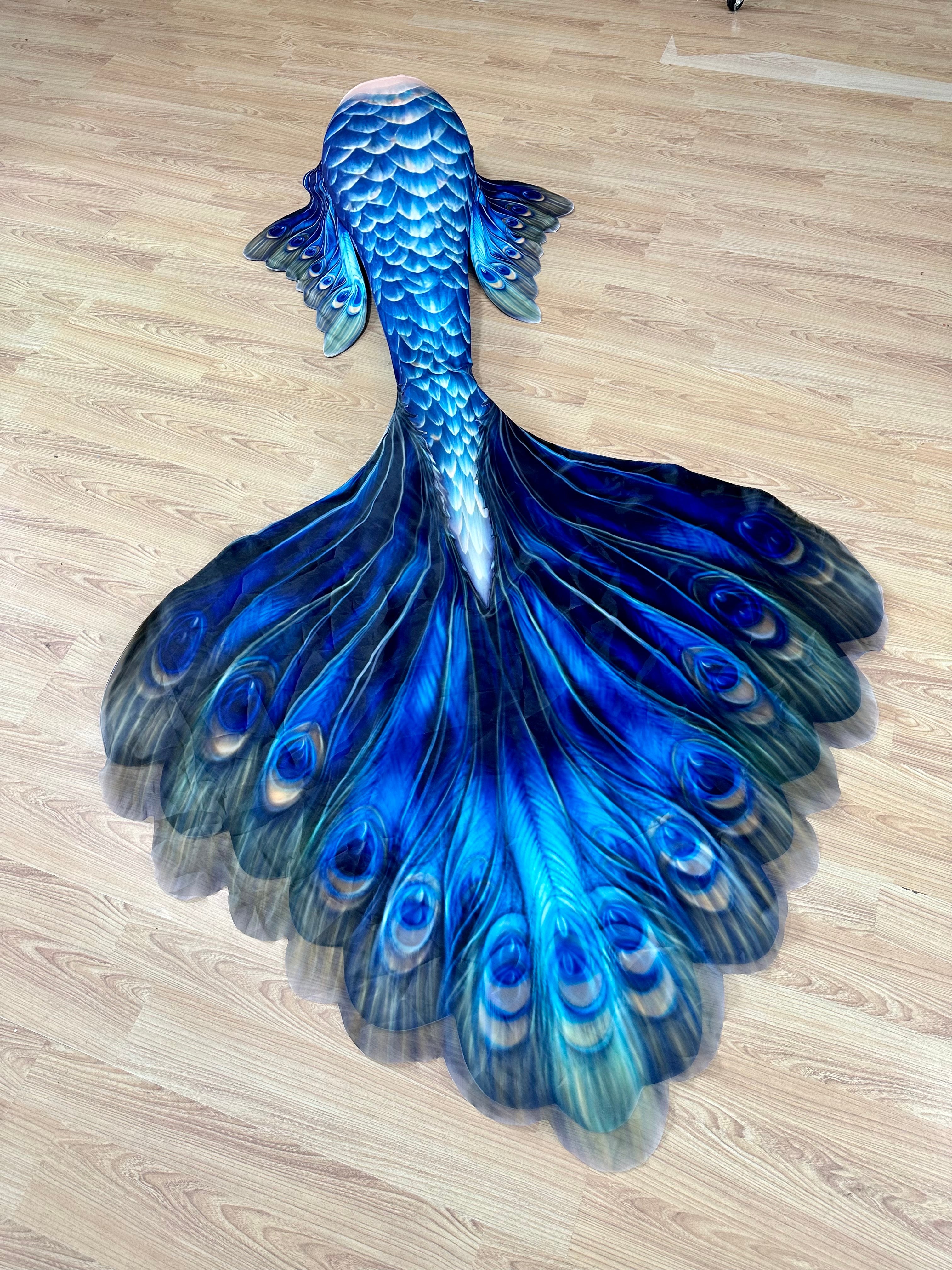 JIYASI Peacock Fairy Mermaid Tail