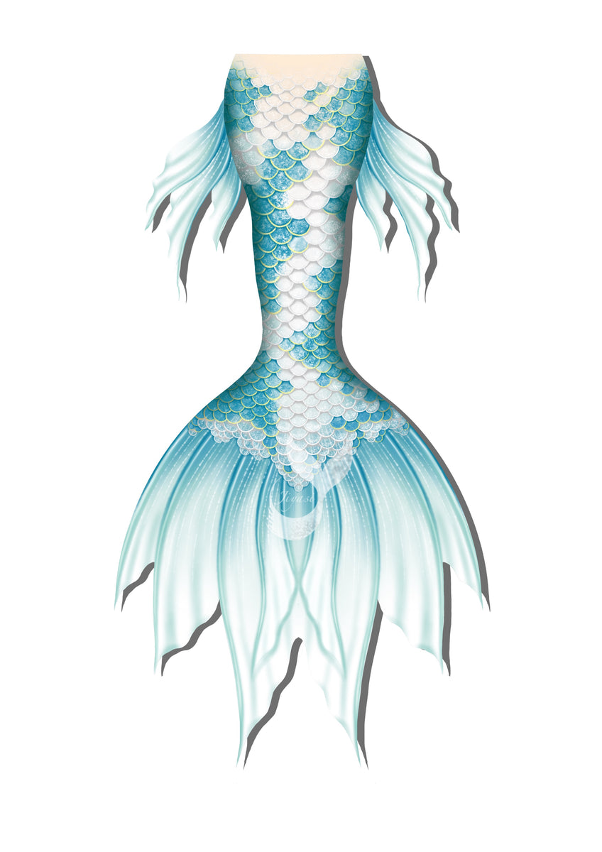 JIYASI Golden Dream Mermaid Tail