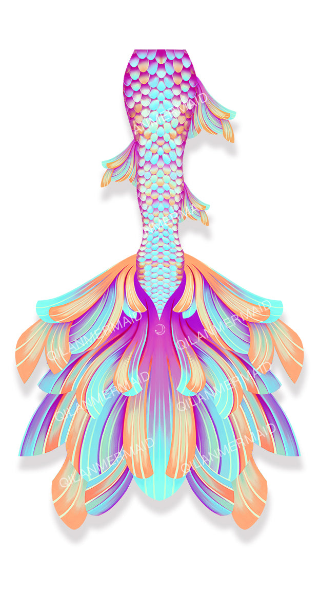QILAN Star Trail Mermaid Tail