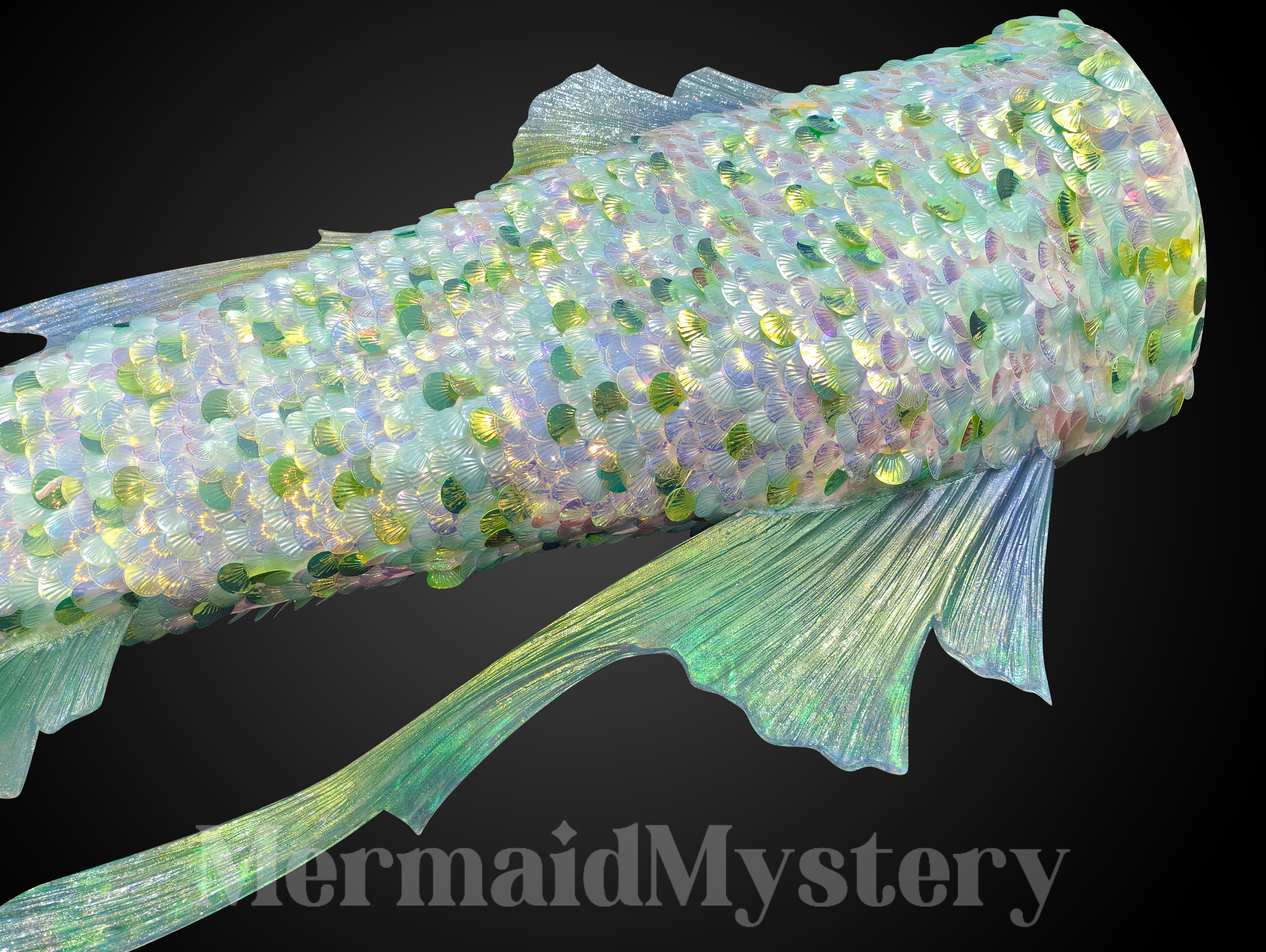 Mermaid Mystery Sequins Hybrid Silicone Mermaid Tail