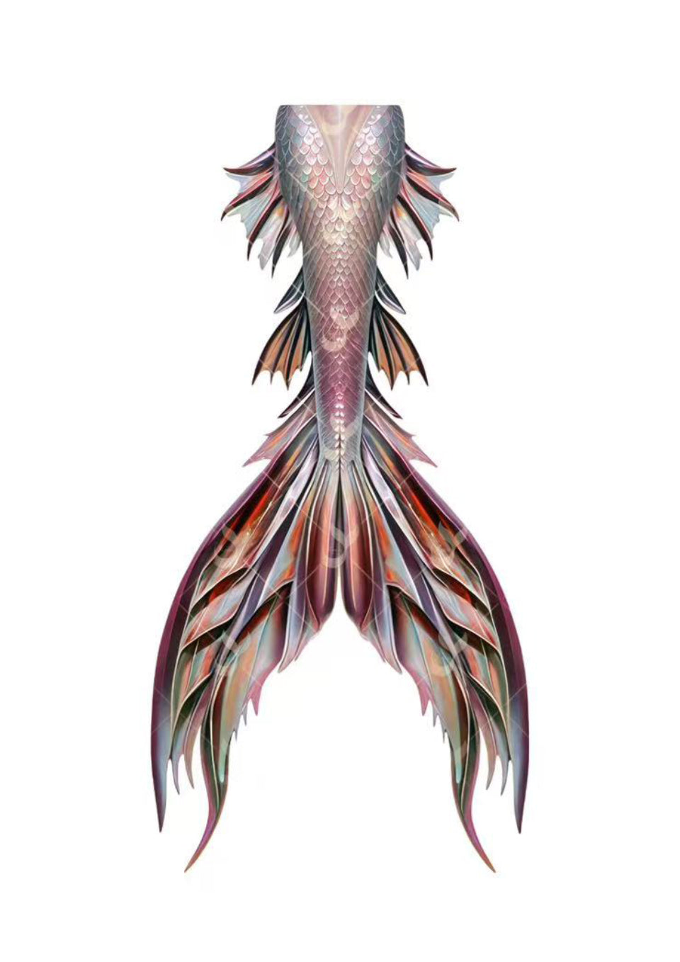 JIYASI Alita Mermaid Tail