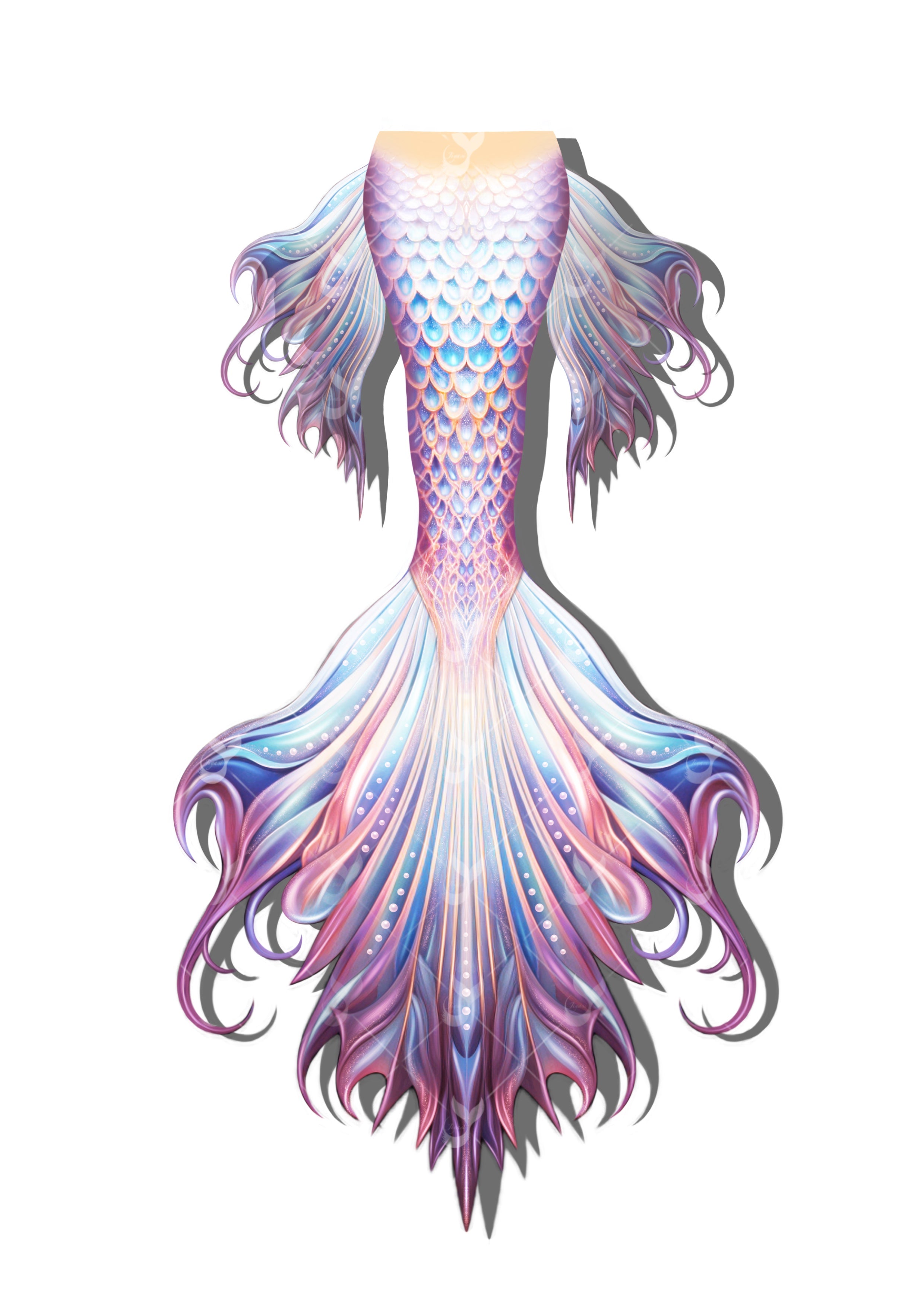 JIYASI Stars Mermaid Tail