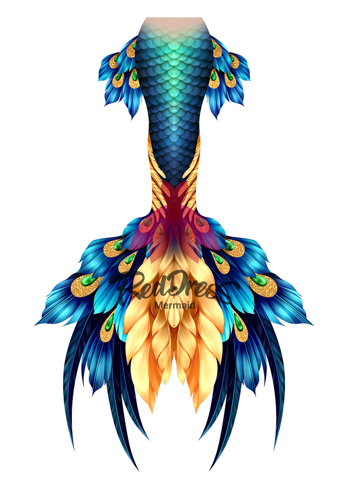 Reddress Mermaid Tail #21
