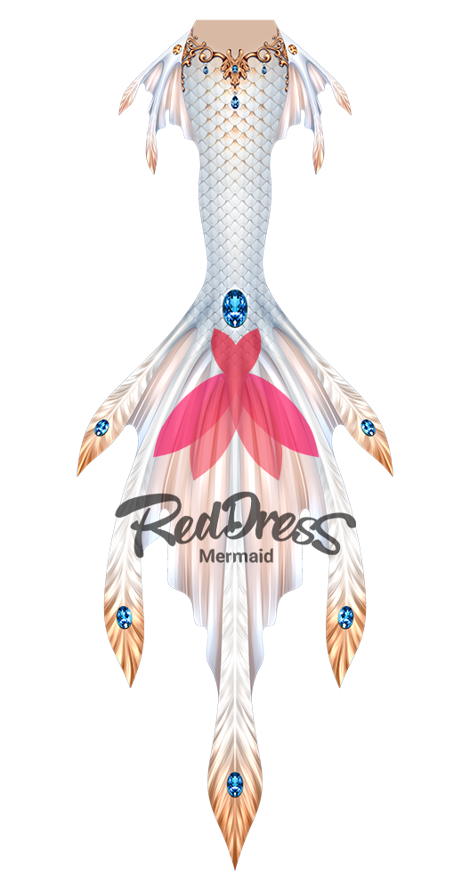 Reddress Mermaid Tail #25