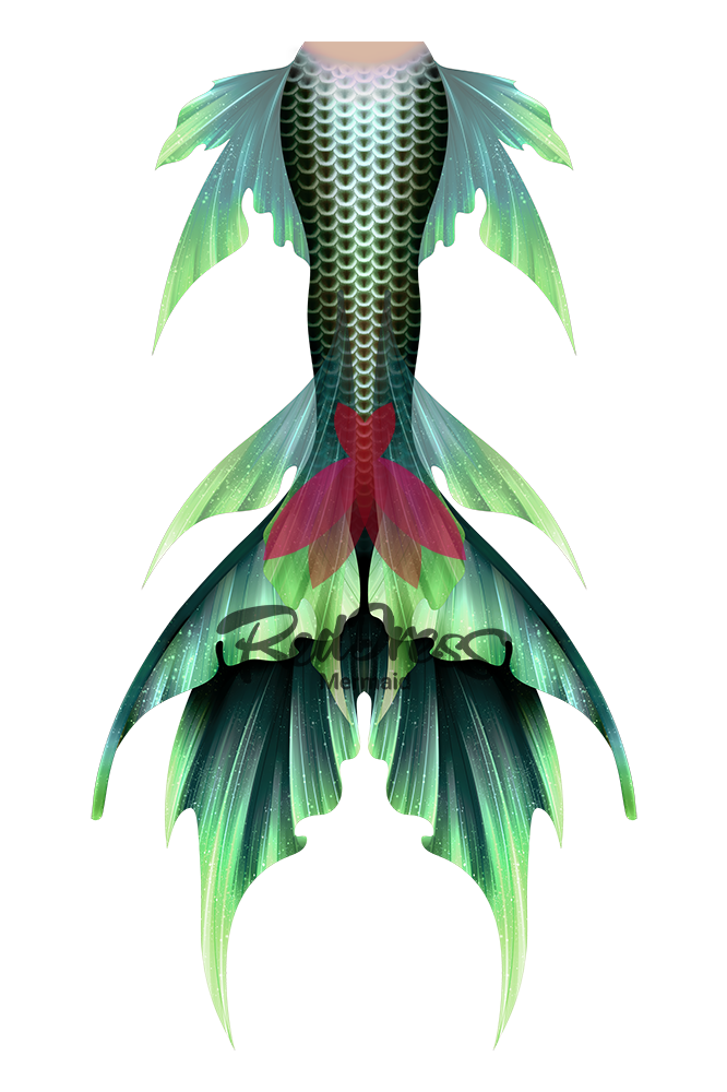 Reddress Mermaid Tail #27