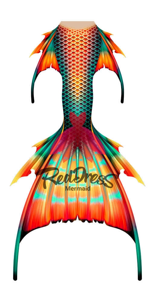 Reddress Mermaid Tail #28