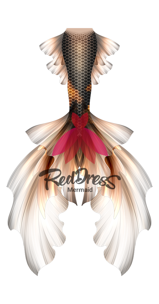 Reddress Mermaid Tail #34