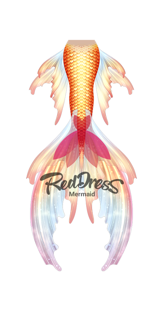 Reddress Mermaid Tail #35