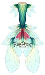 Reddress Mermaid Tail #37