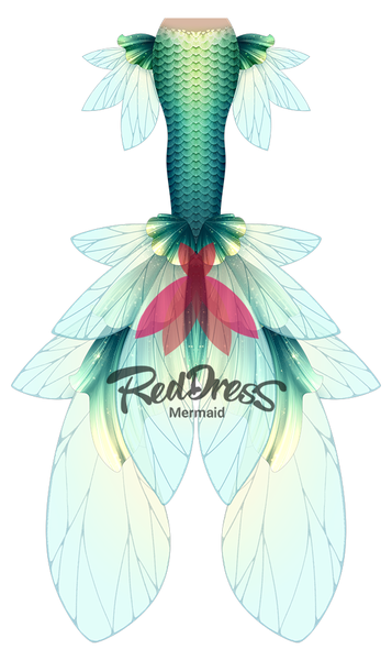 Reddress Mermaid Tail #37 – Mertiful