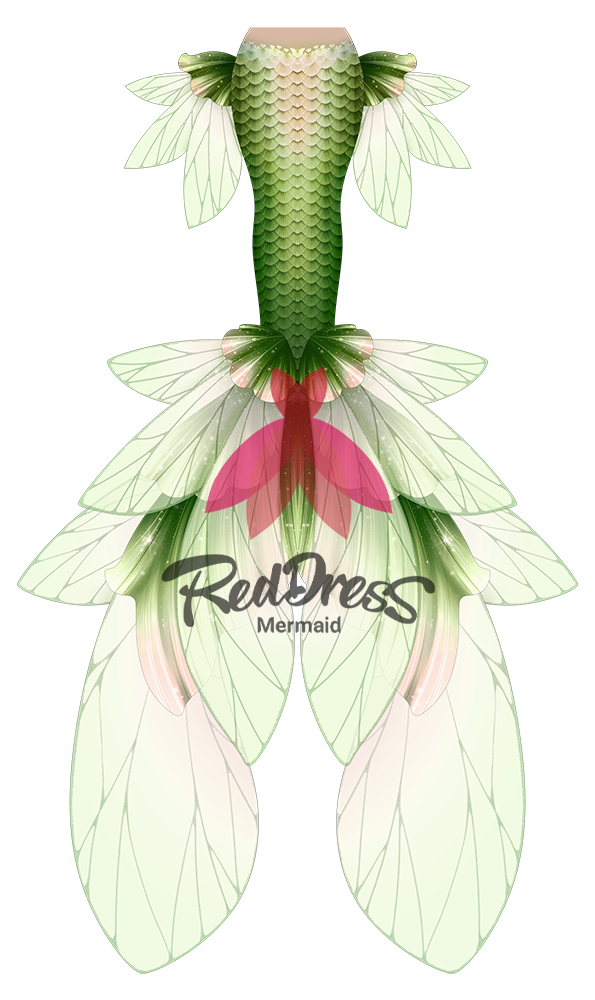 Reddress Mermaid Tail #37