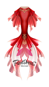 Reddress Mermaid Tail #38