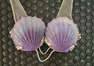 Classic Shell Silicone Mermaid Top