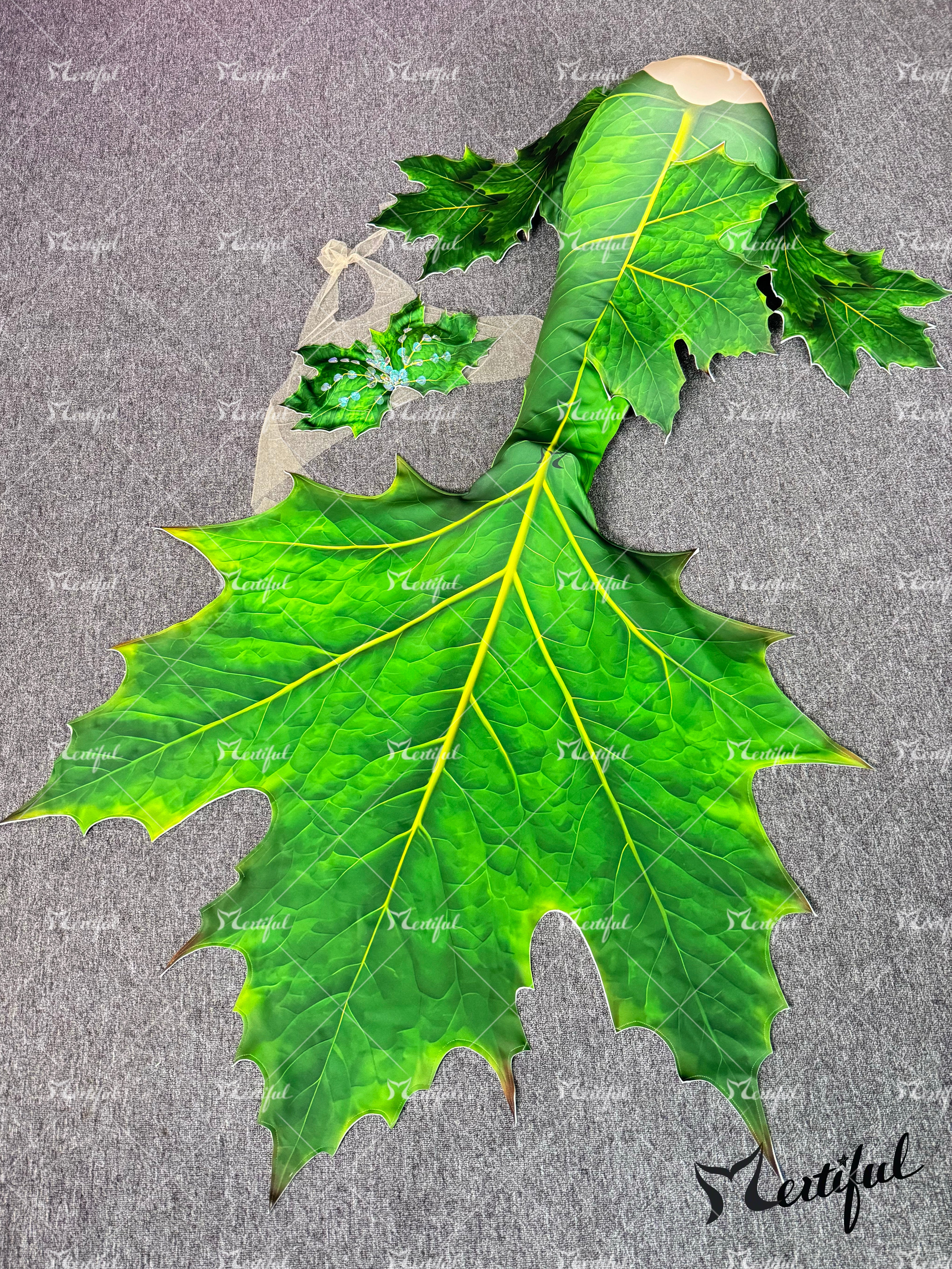 Mertiful Fallen Leaves Mermaid Tail