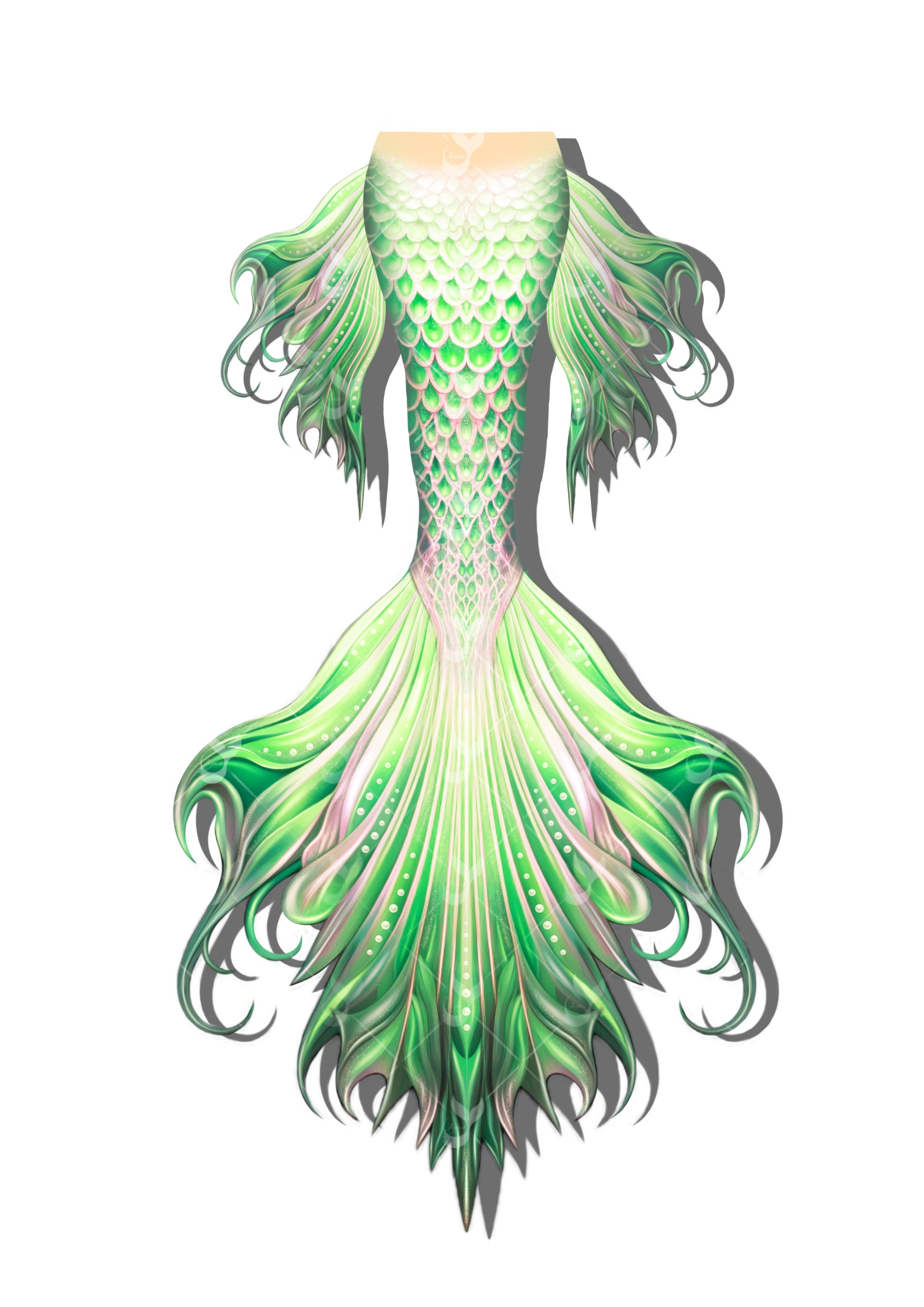 JIYASI Stars Mermaid Tail