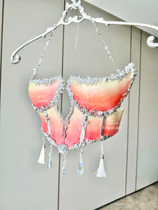 Rosy Waves Mermaid Top