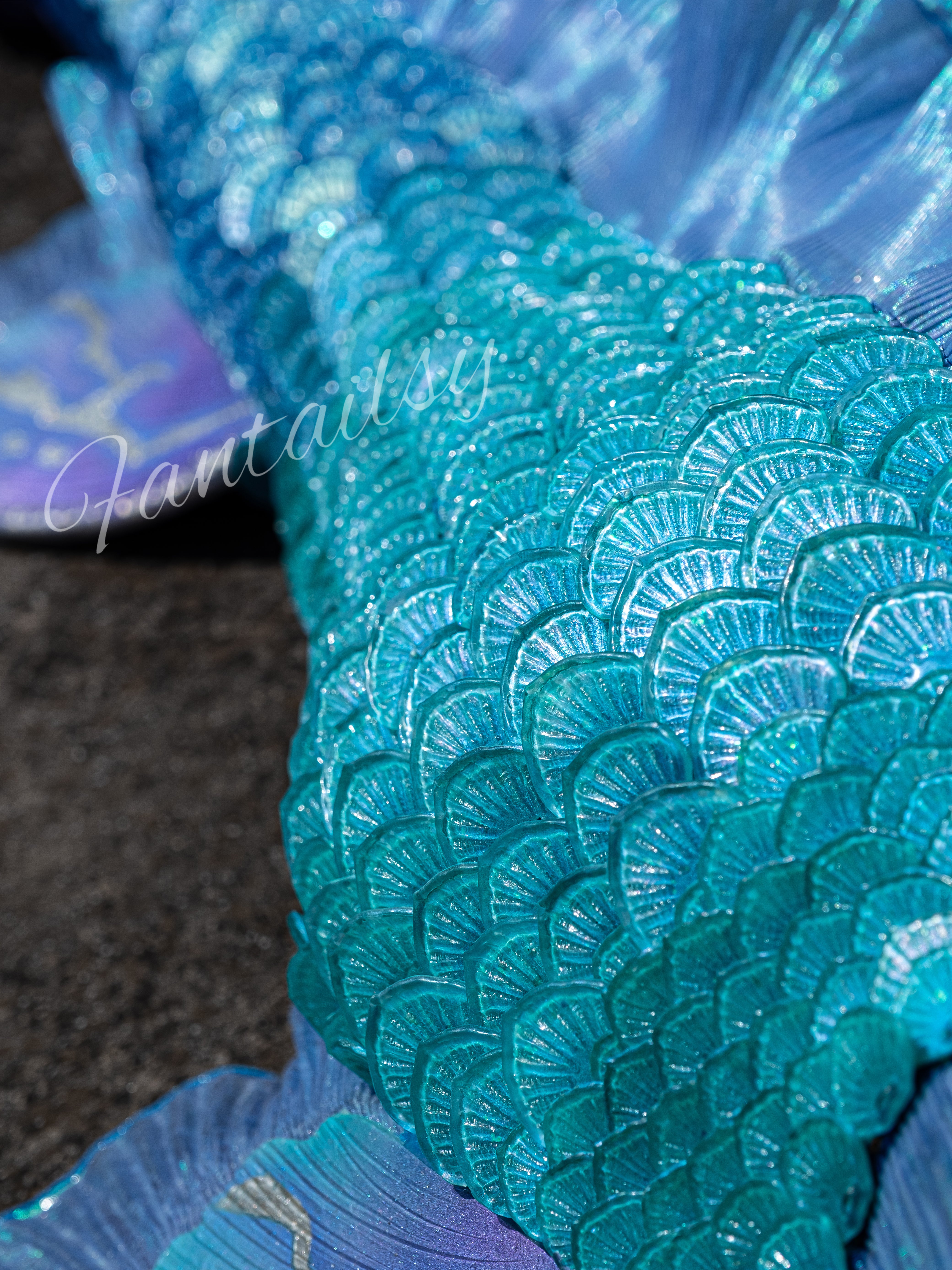 Fantailsy Versailles Hybrid Silicone Mermaid Tail with Zipper
