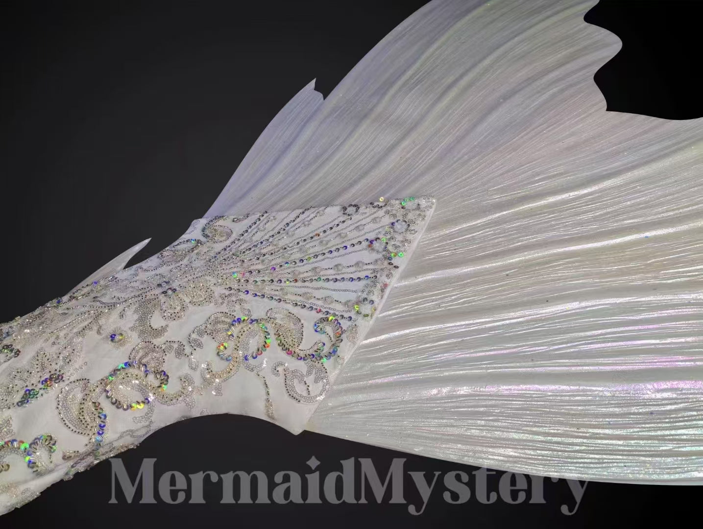 Mermaid Mystery Scale Patterns Hybrid Silicone Mermaid Tail
