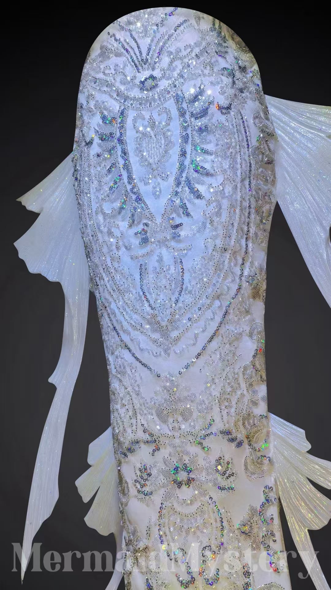 Mermaid Mystery Scale Patterns Hybrid Silicone Mermaid Tail