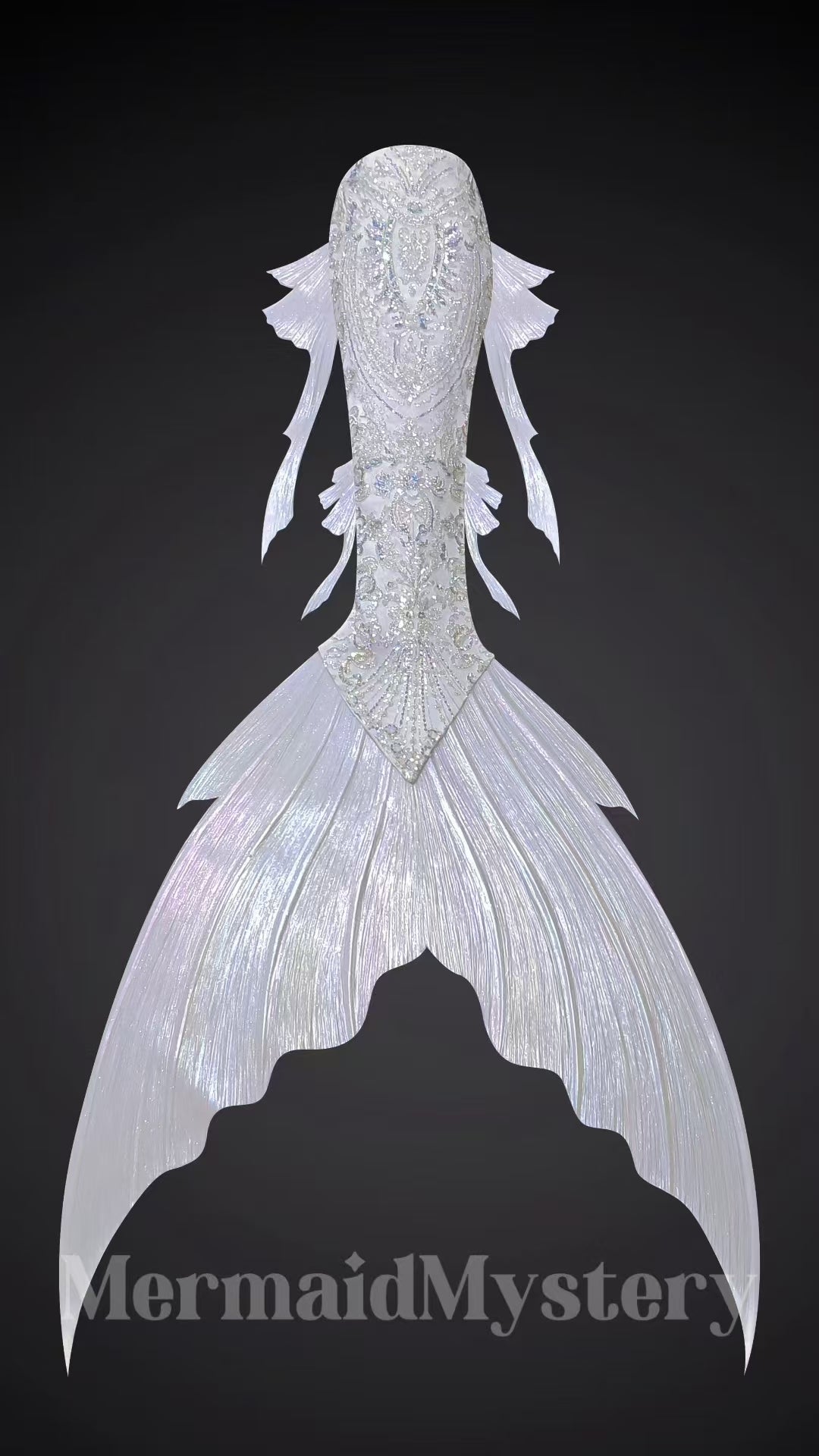 Mermaid Mystery Scale Patterns Hybrid Silicone Mermaid Tail