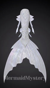 Mermaid Mystery Scale Patterns Hybrid Silicone Mermaid Tail