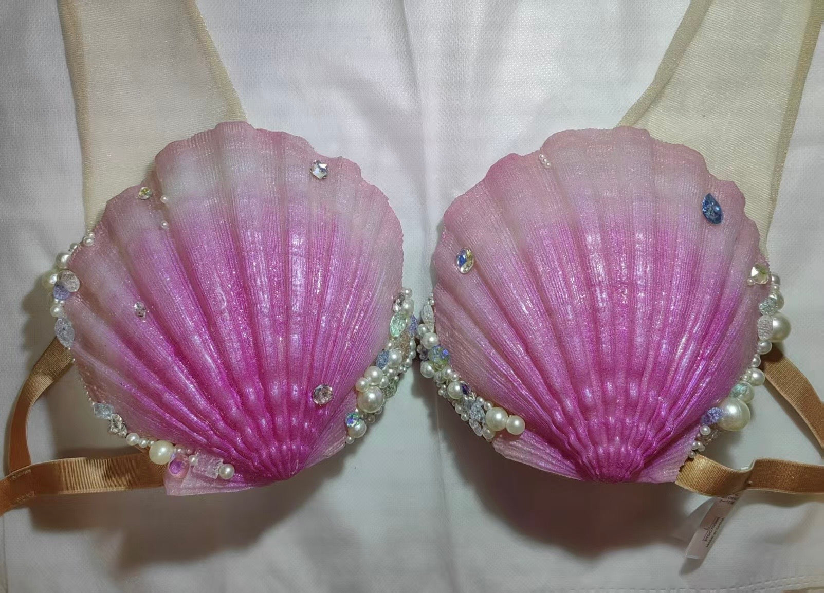 Classic Shell Silicone Mermaid Top