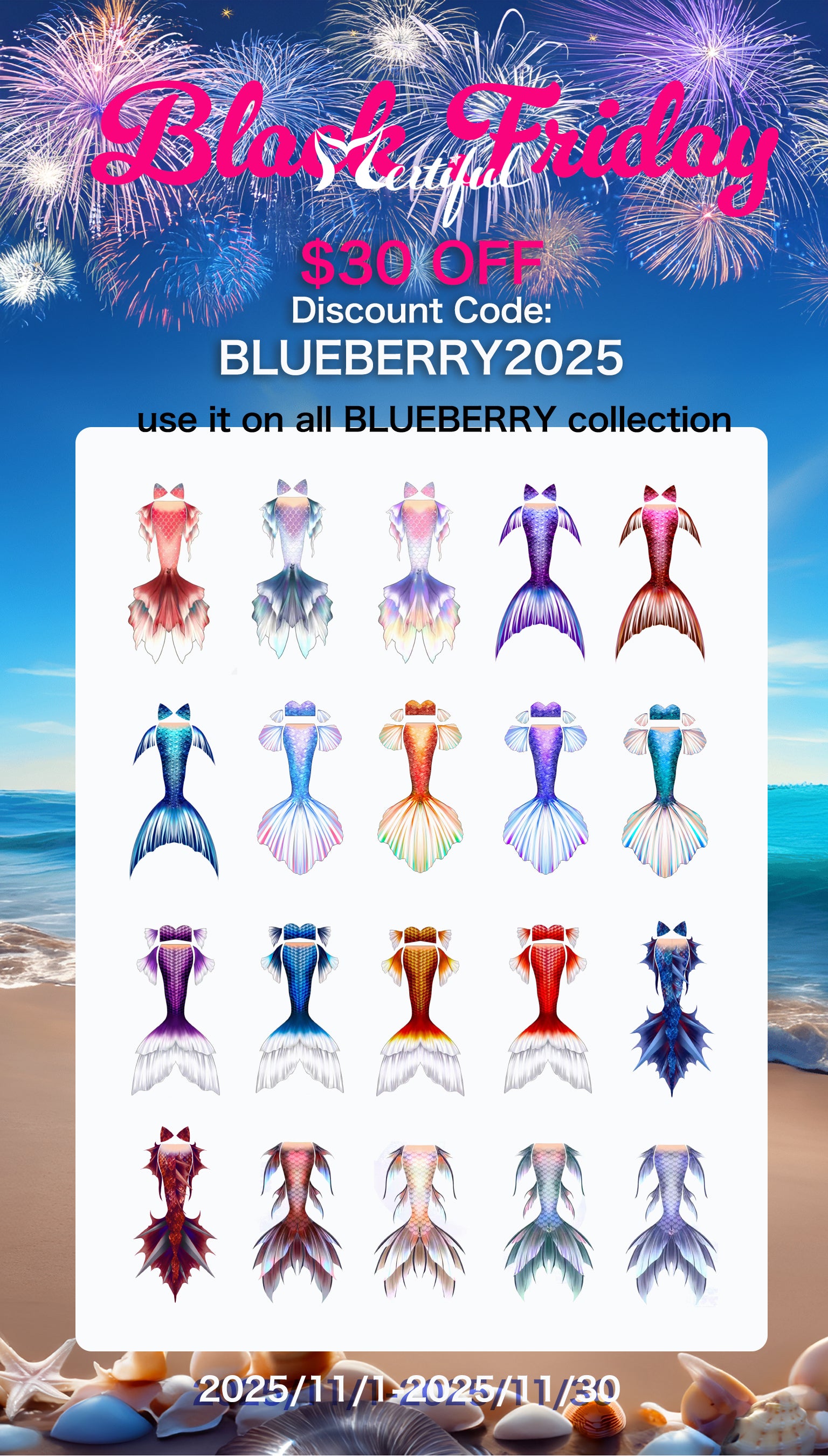 BLACK FRIDAY month DISCOUNT CODES