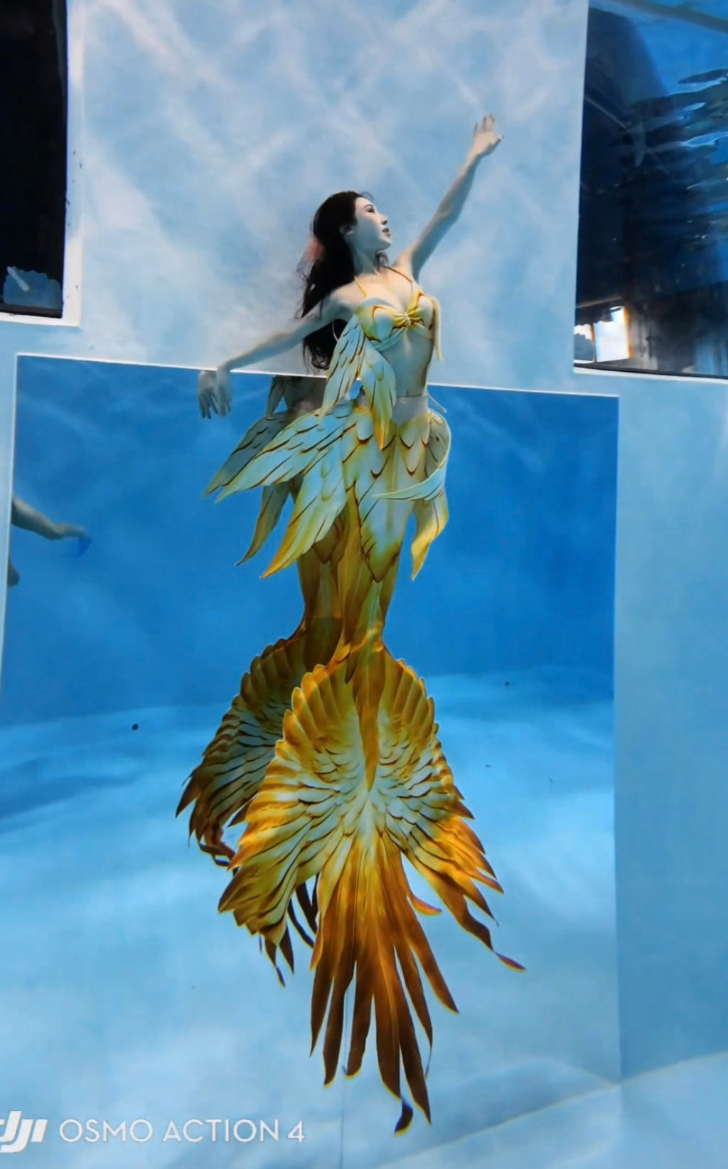 Mertiful Scarlet Macaw Mermaid Tail