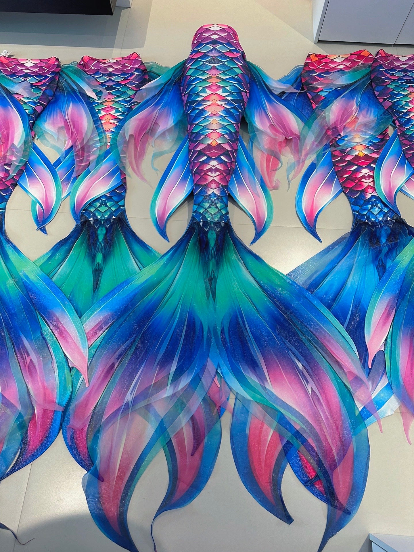 Glazed Light Mermaid Tail