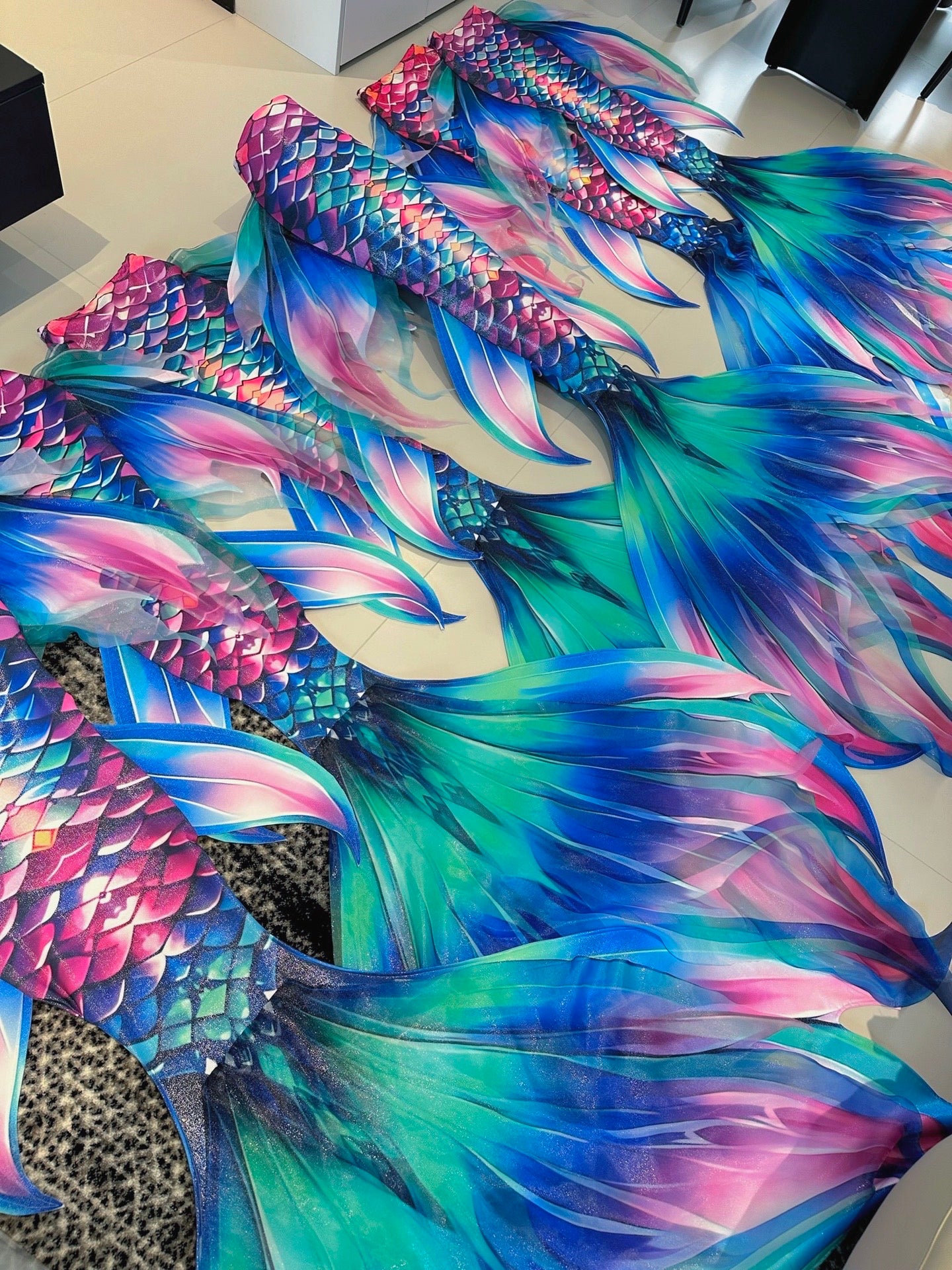 Glazed Light Mermaid Tail