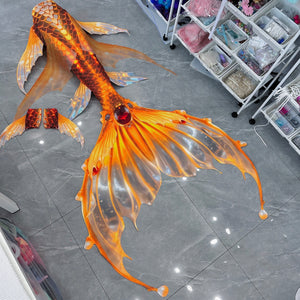 Velvet Bloom Mermaid Tail