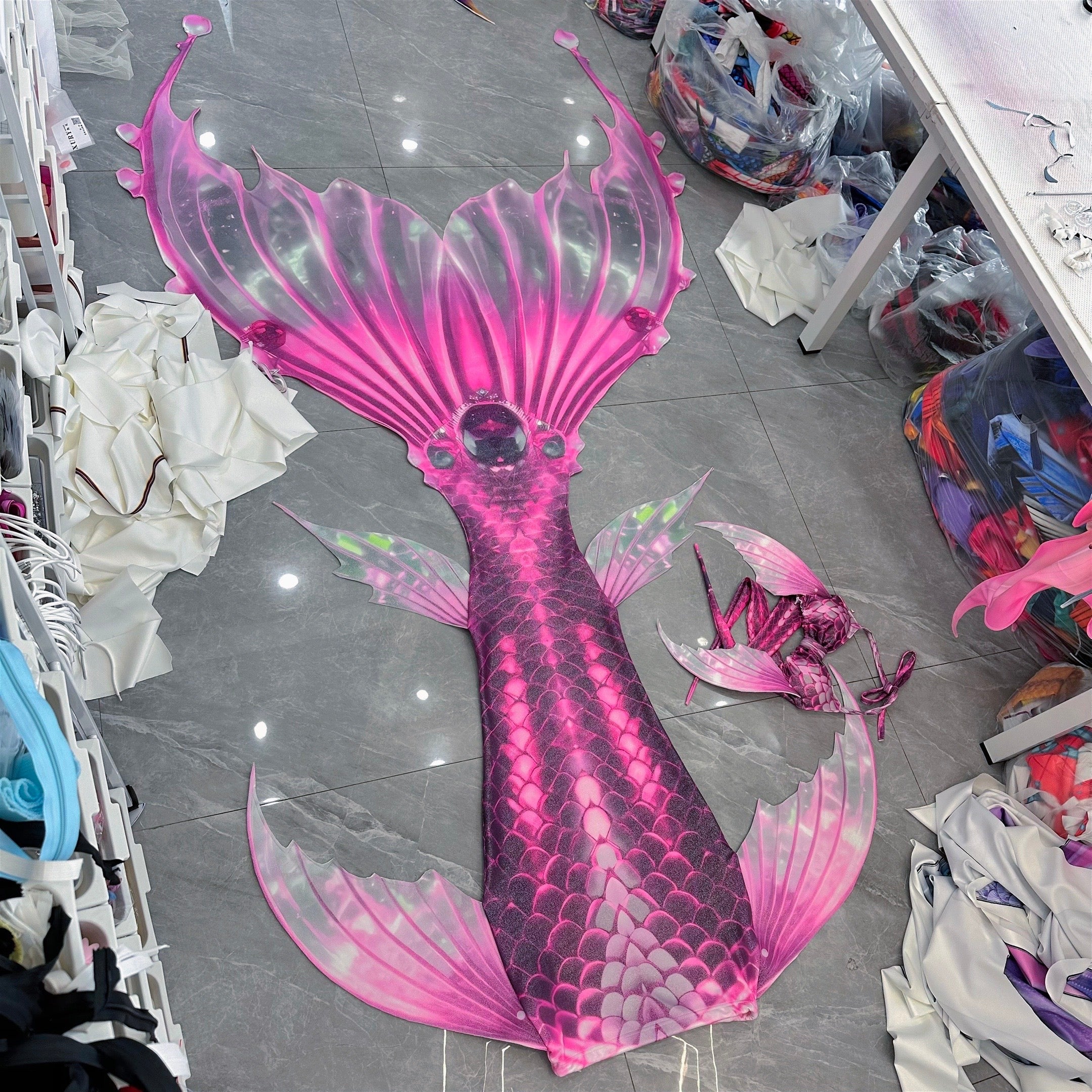 Velvet Bloom Mermaid Tail
