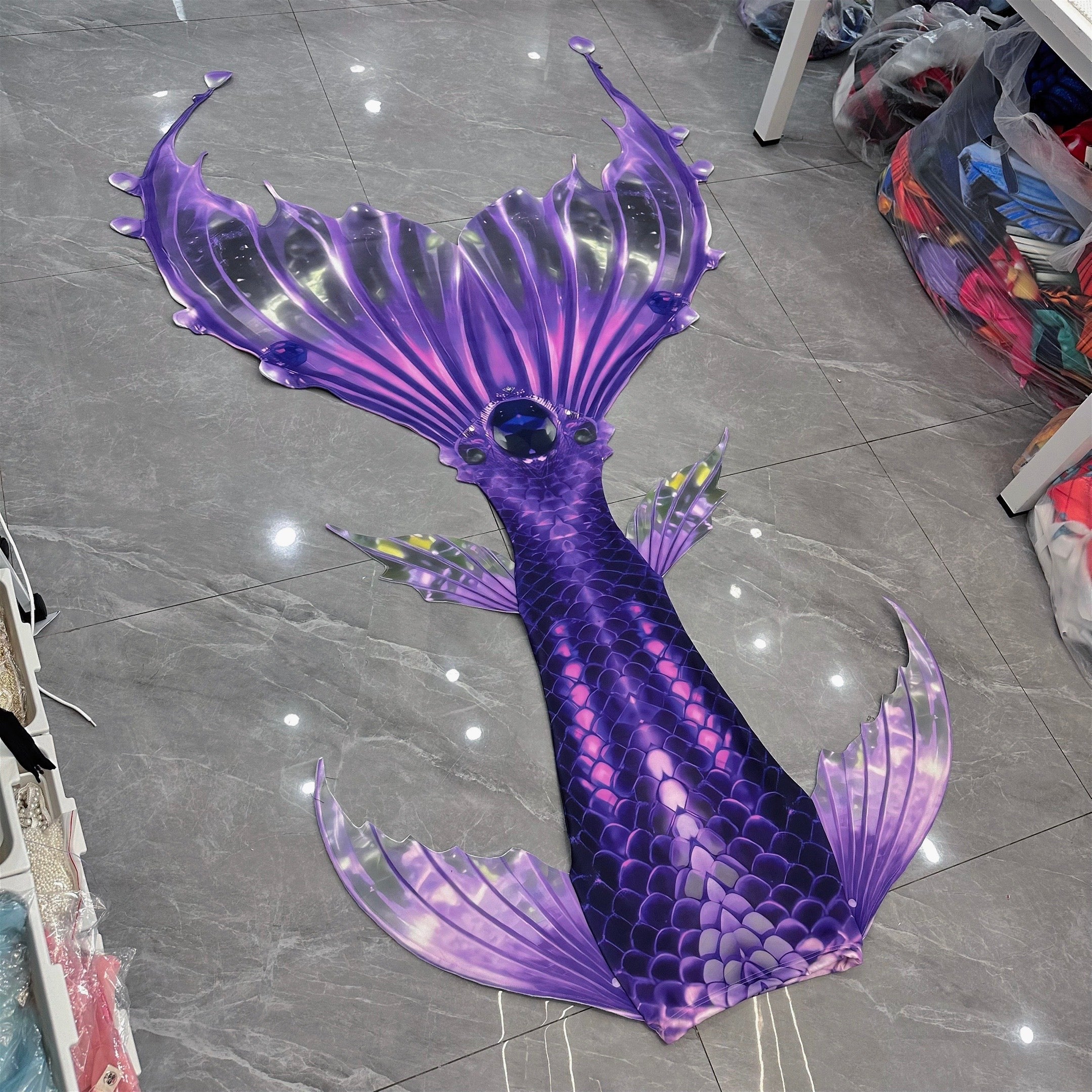Velvet Bloom Mermaid Tail