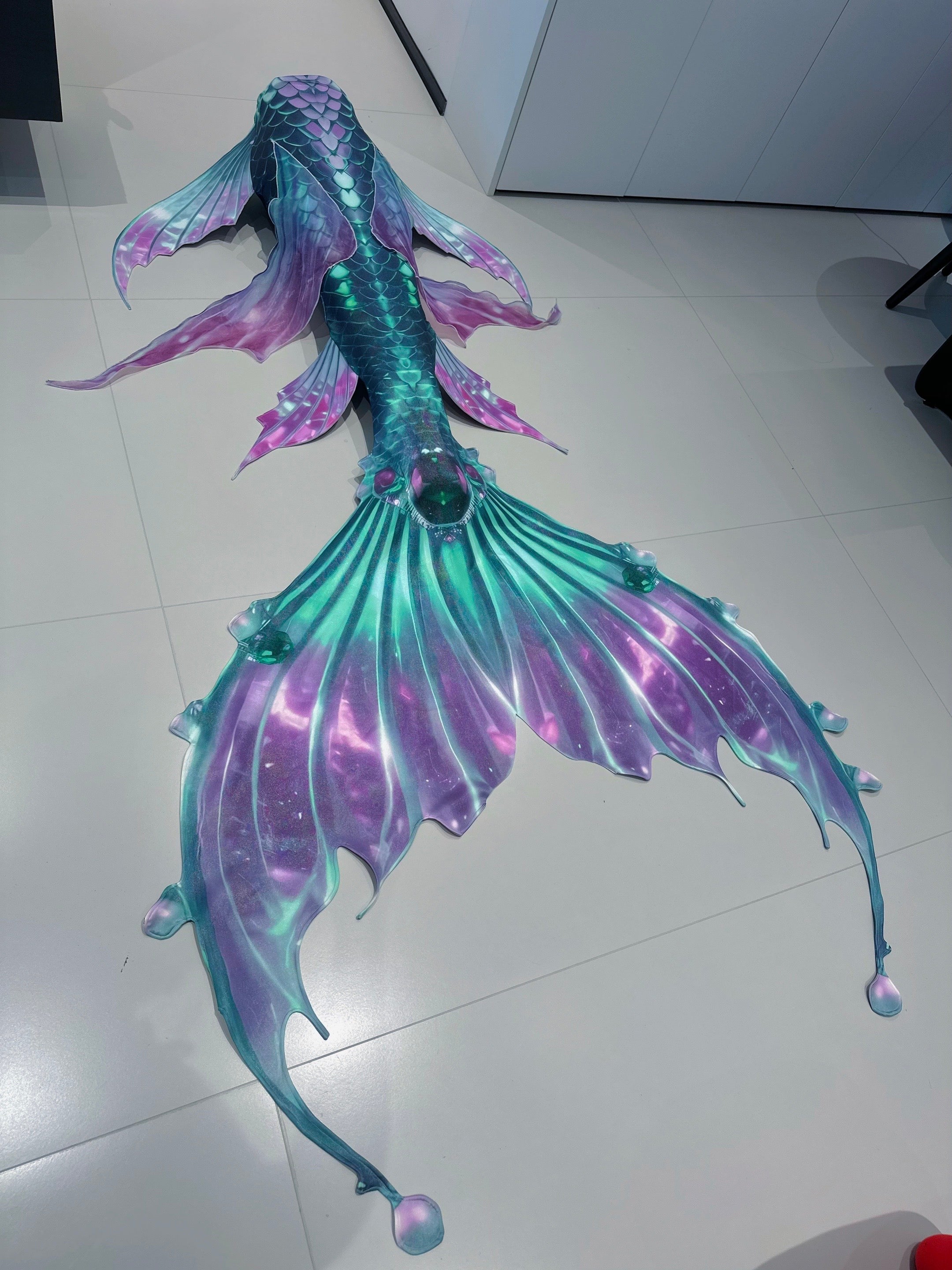 Velvet Bloom Mermaid Tail