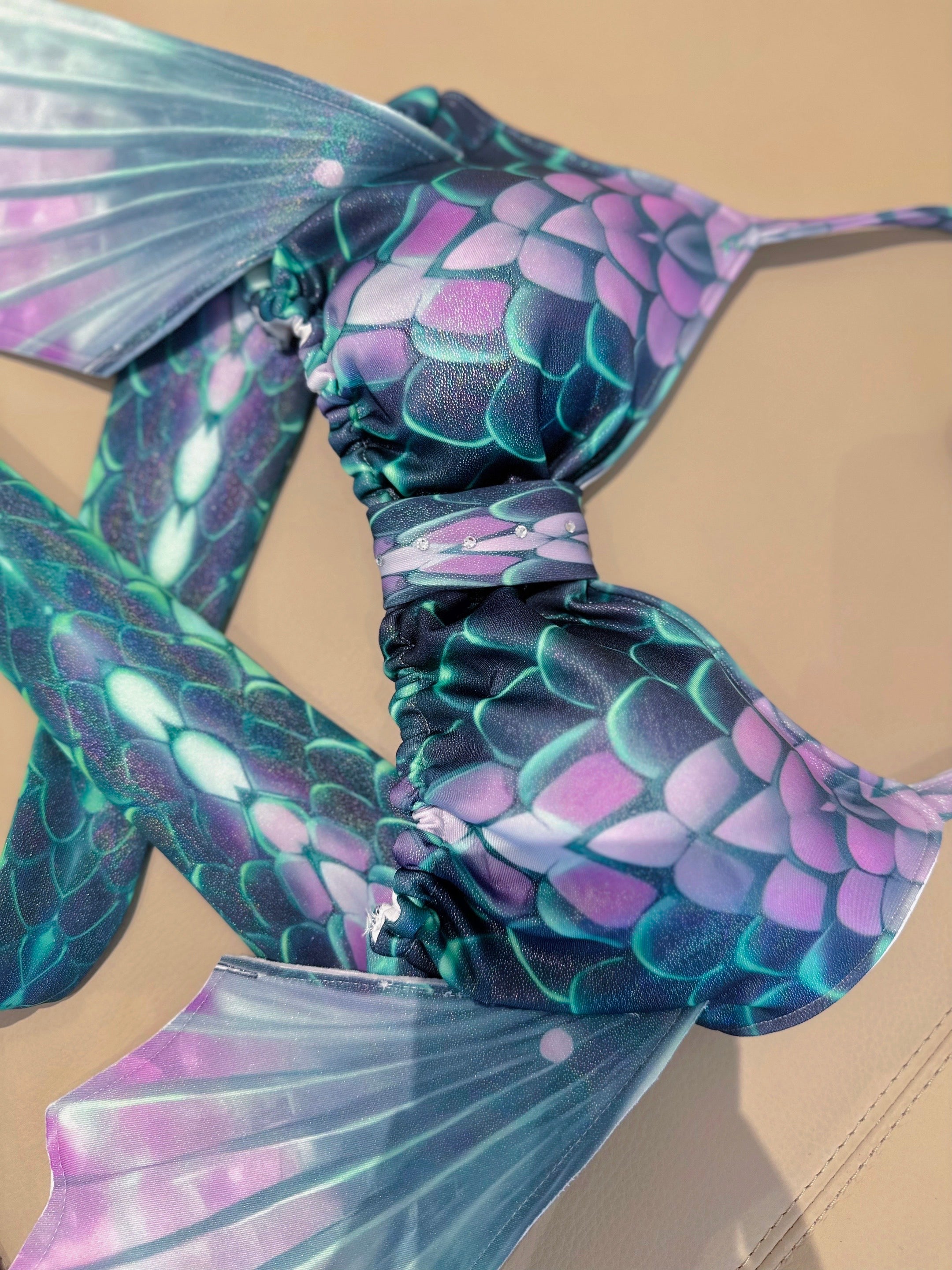 Velvet Bloom Mermaid Tail