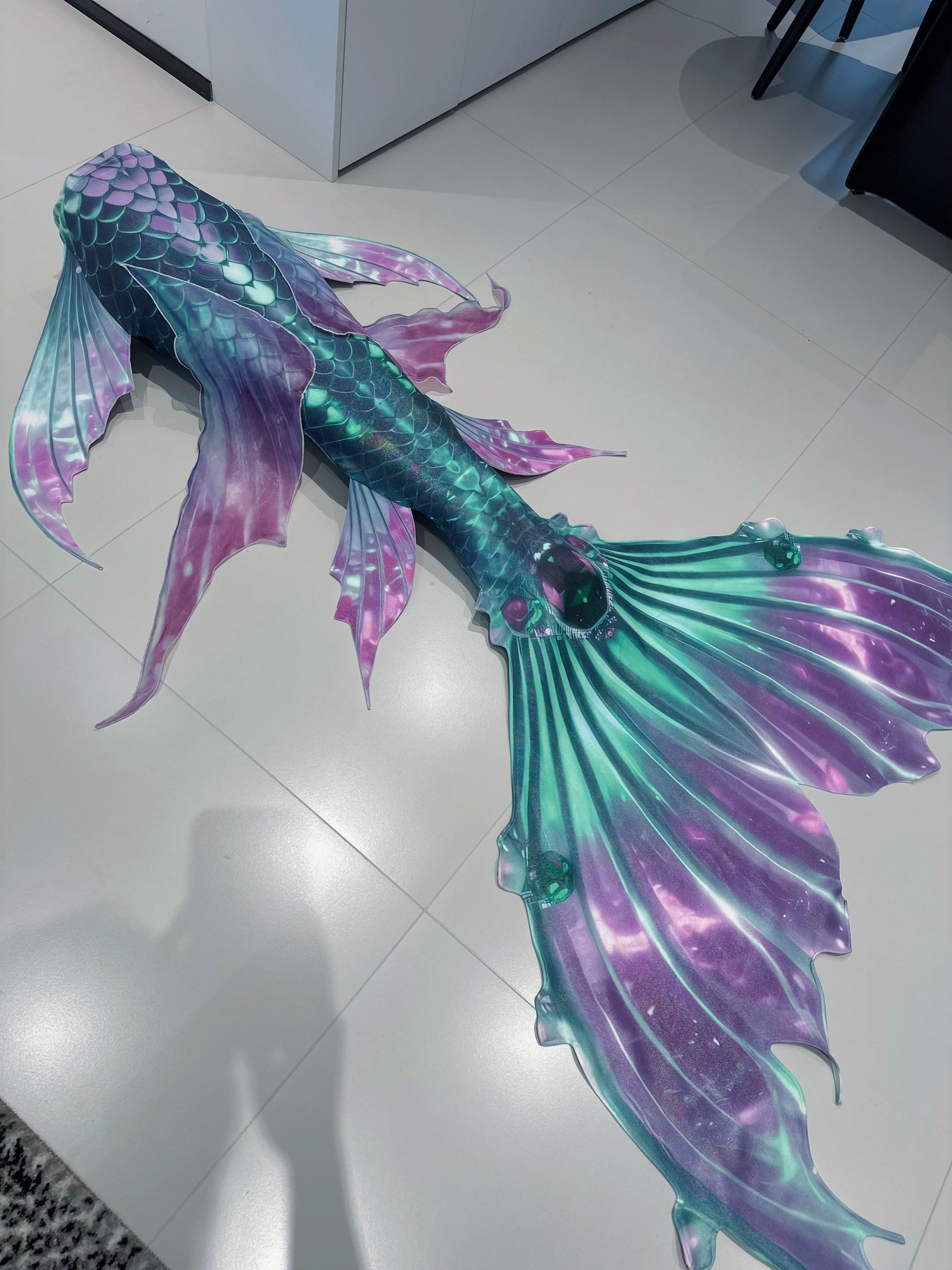 Velvet Bloom Mermaid Tail