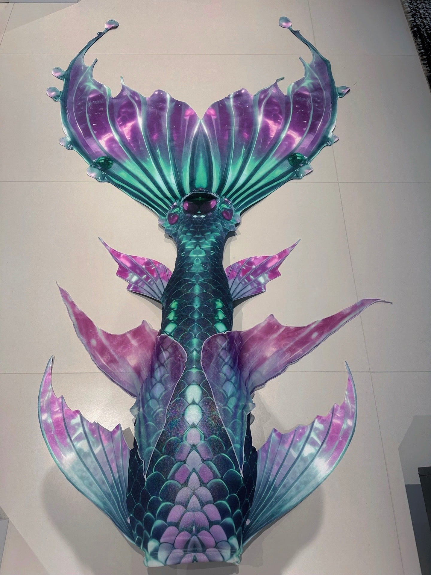 Velvet Bloom Mermaid Tail