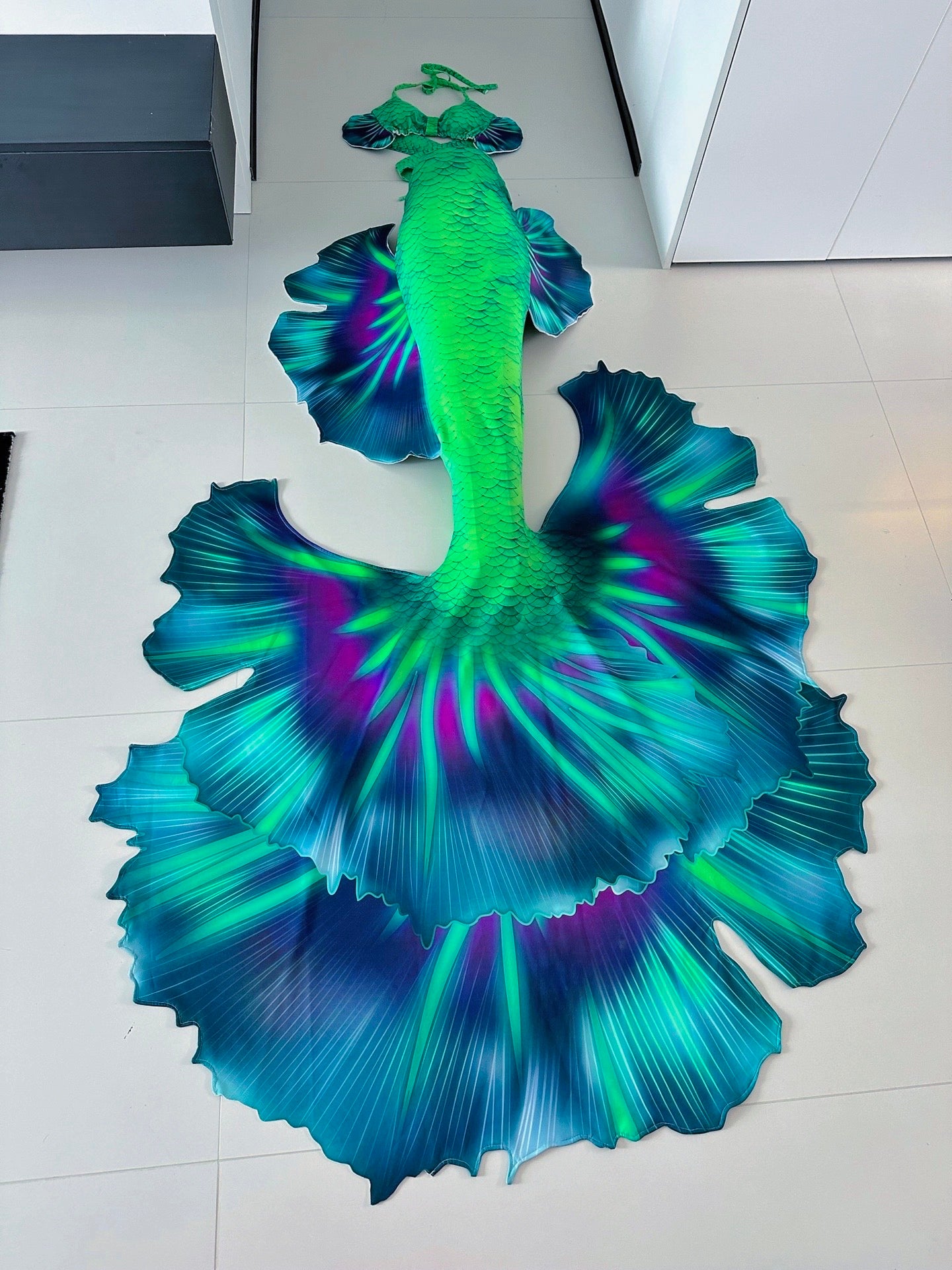 Aurora Crescent Mermaid Tail