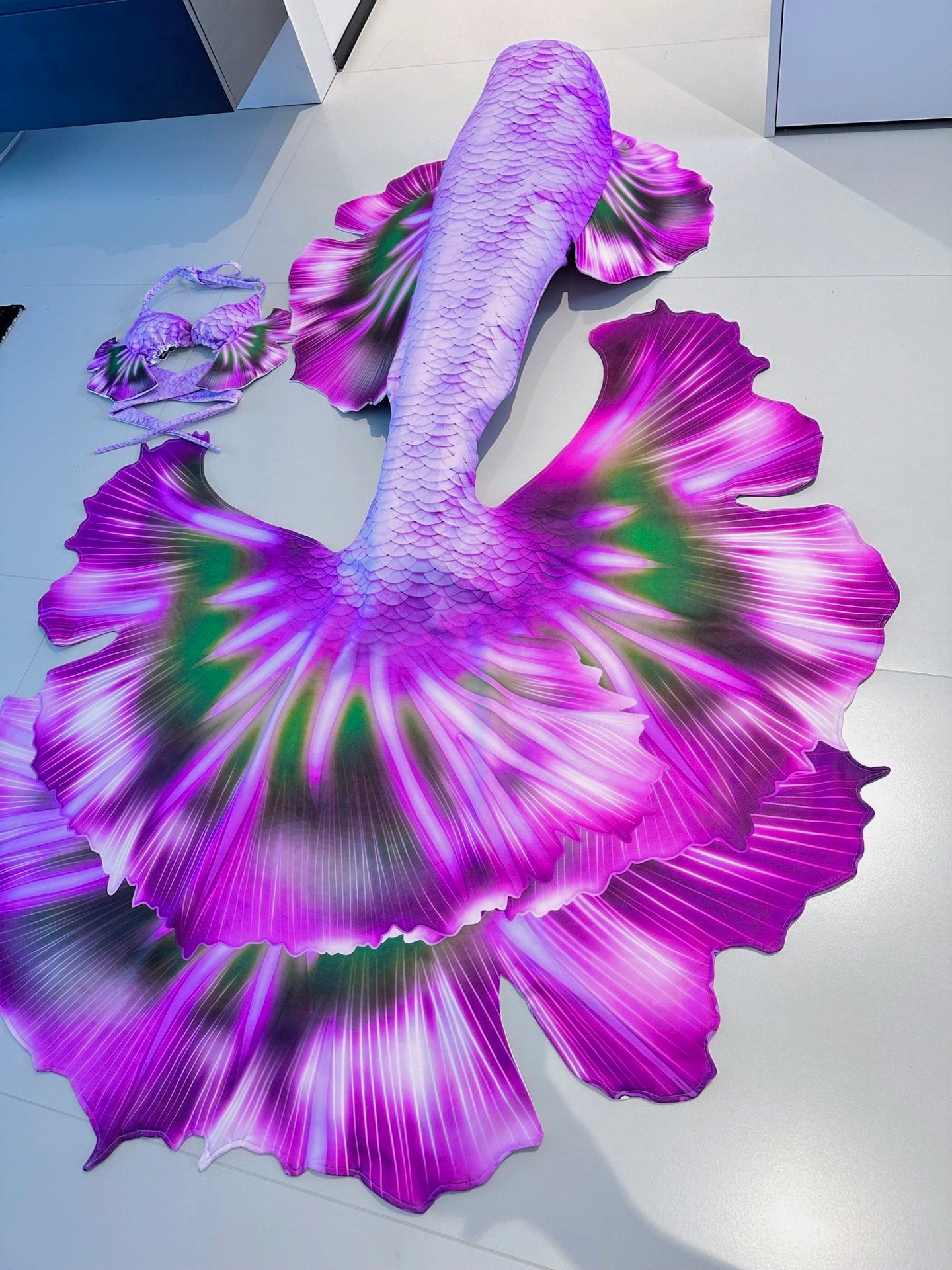 Aurora Crescent Mermaid Tail