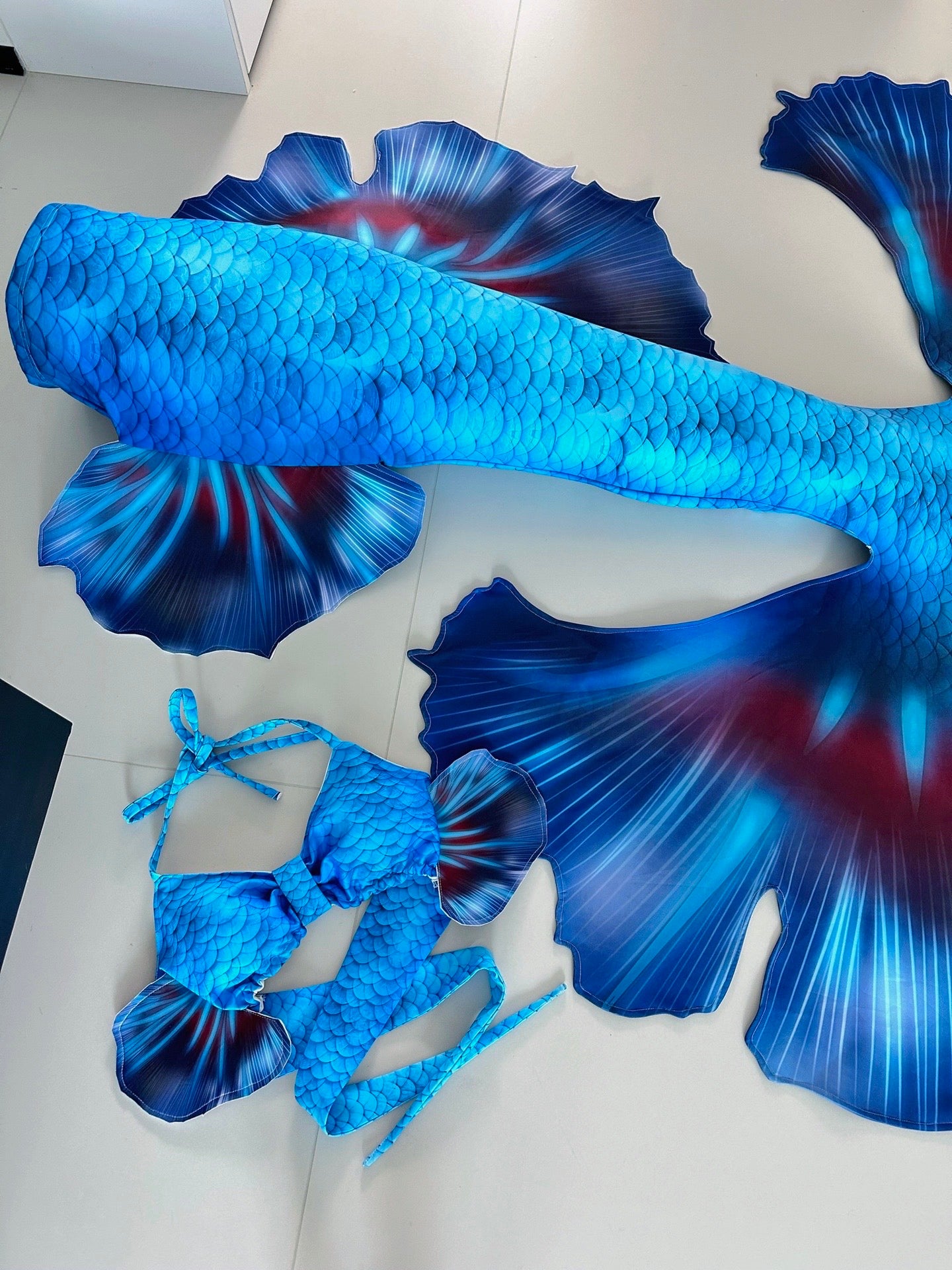 Aurora Crescent Mermaid Tail