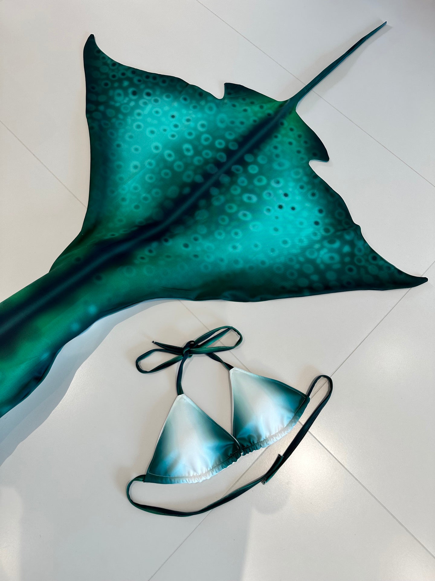 Shadow Manta Mermaid Tail