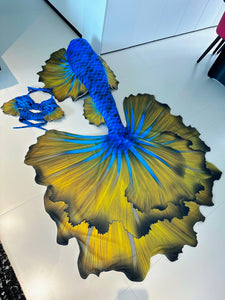 Azure Bloom Mermaid Tail