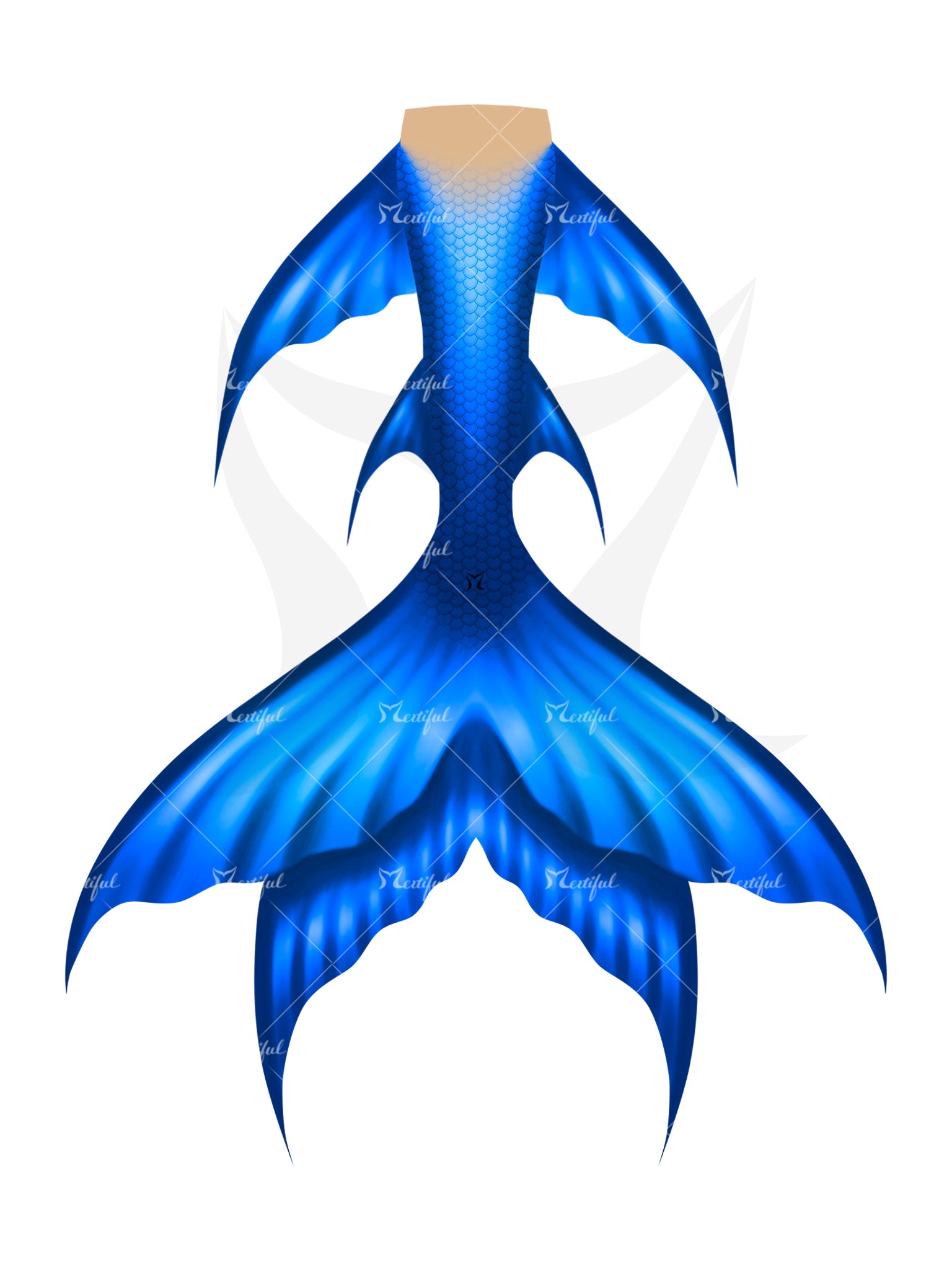 Mertiful Pure Classics Mermaid Tail Blue