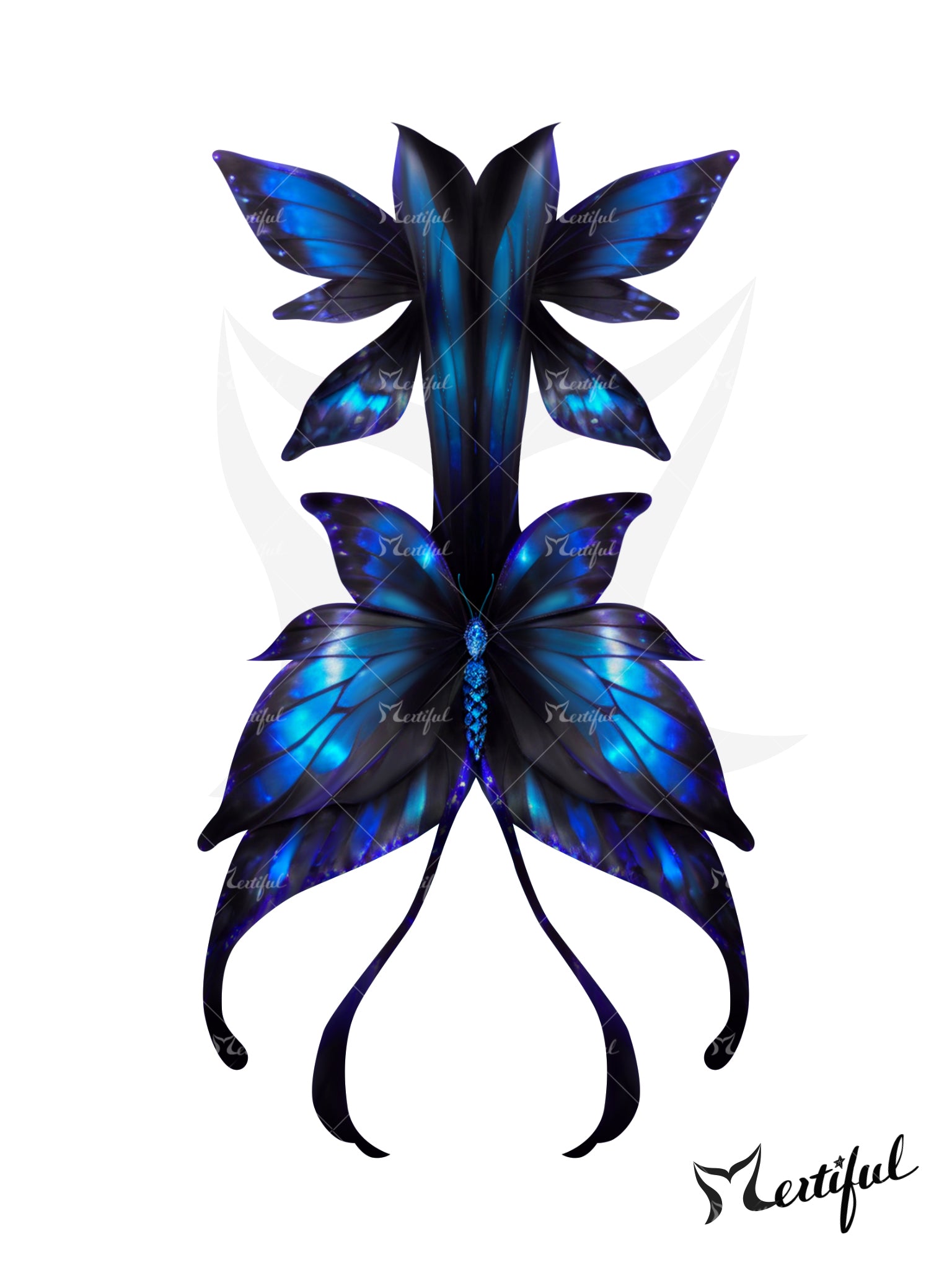 Mertiful Butterfly Dream Mermaid Tail