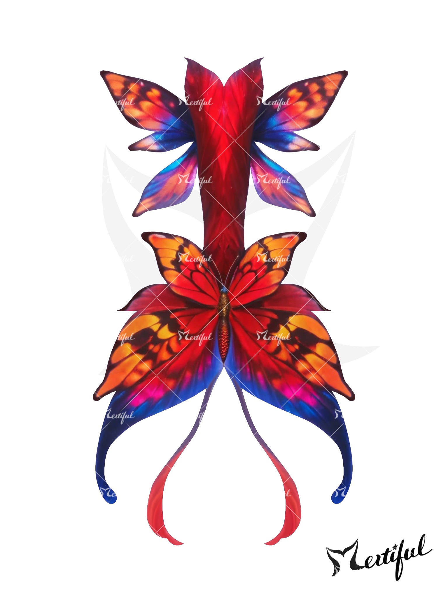 Mertiful Butterfly Dream Mermaid Tail