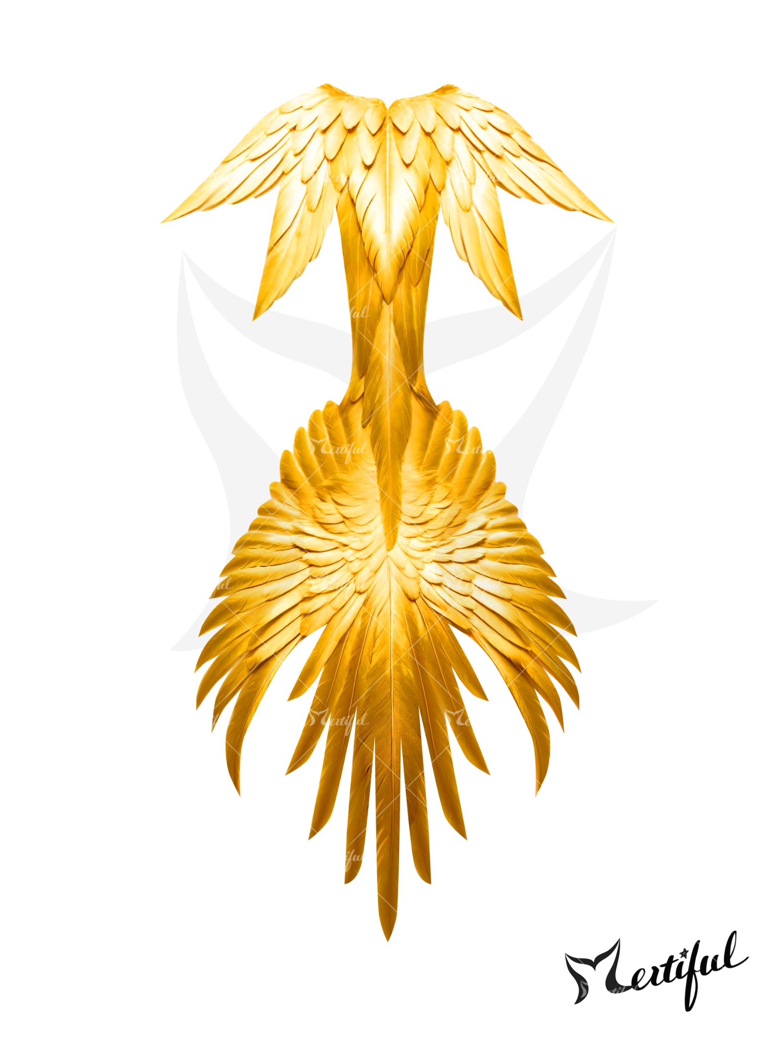 Mertiful Scarlet Macaw Mermaid Tail