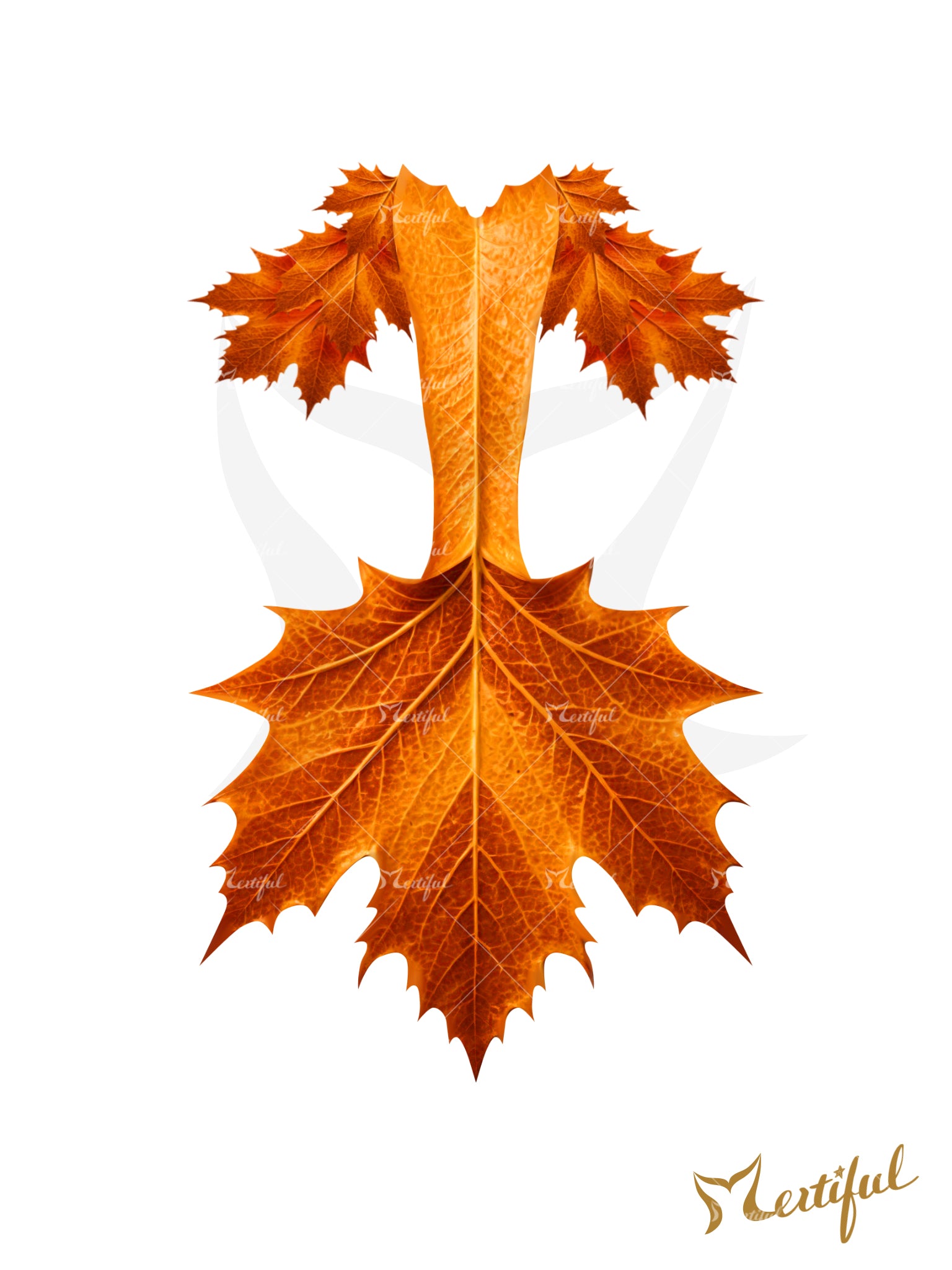 Mertiful Fallen Leaves Mermaid Tail