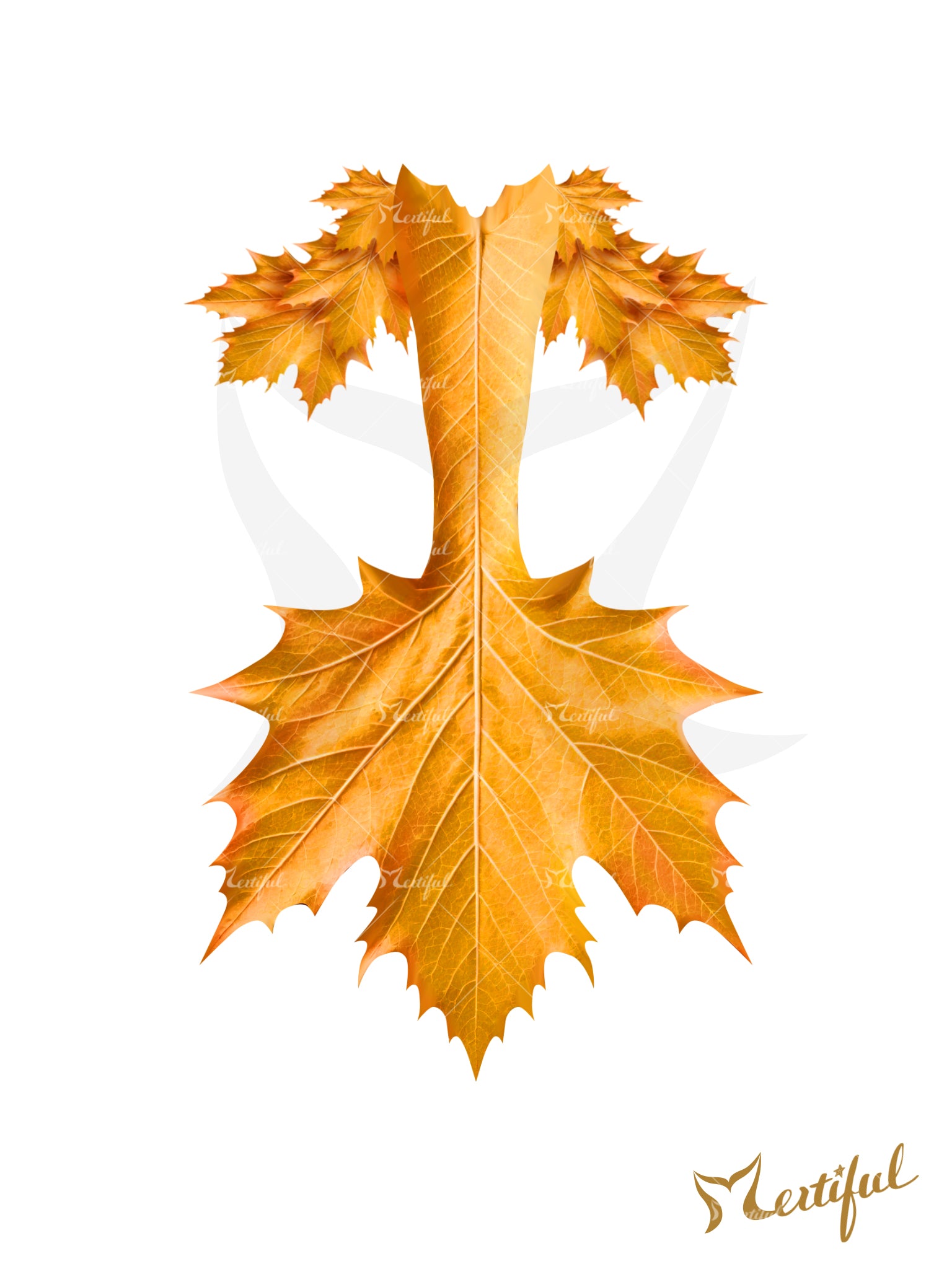 Mertiful Fallen Leaves Mermaid Tail