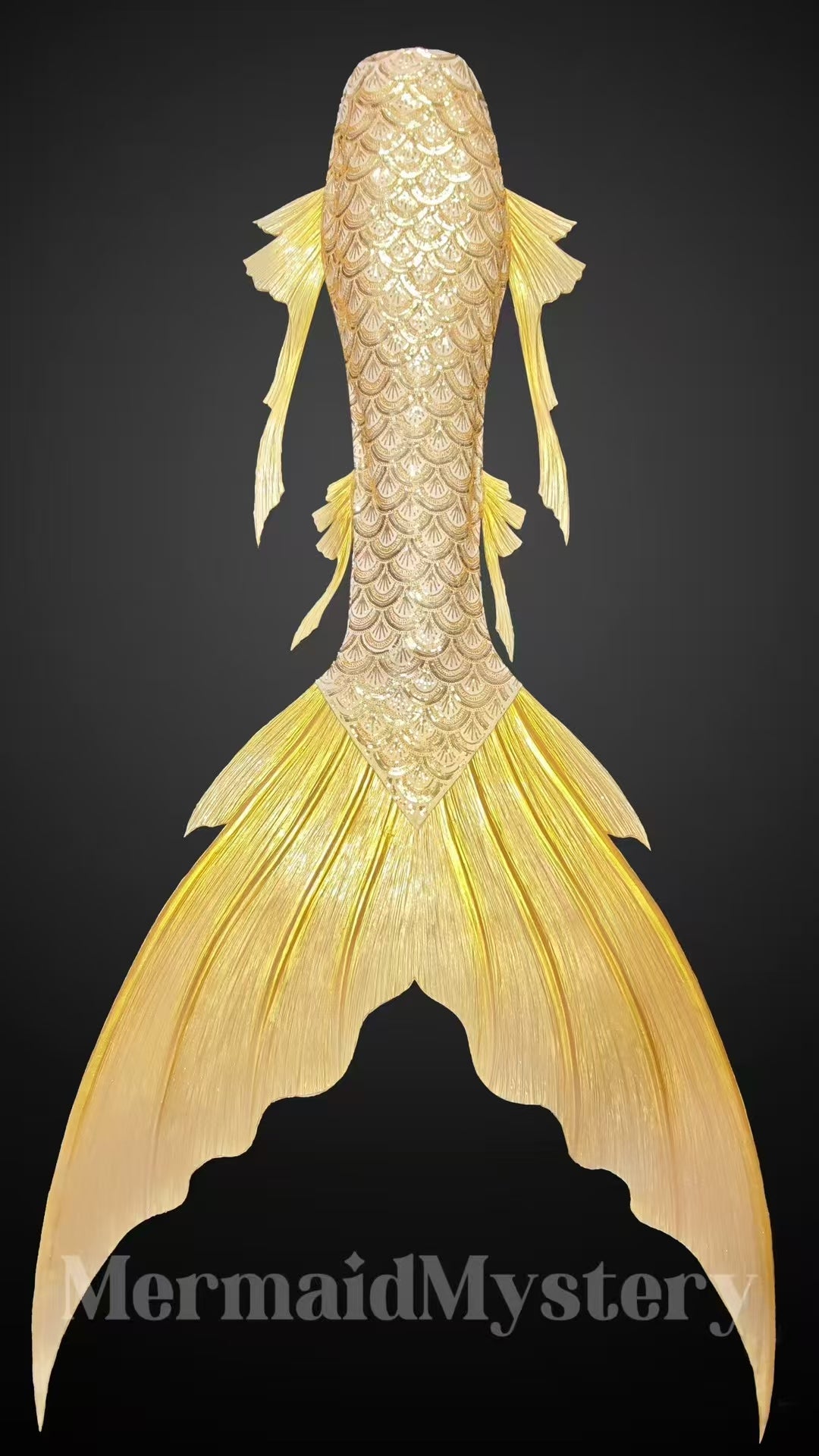 Mermaid Mystery Scale Patterns Hybrid Silicone Mermaid Tail