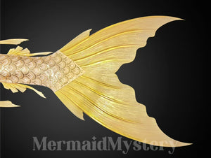 Mermaid Mystery Scale Patterns Hybrid Silicone Mermaid Tail